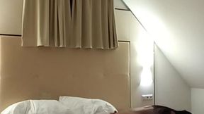 Amateur girl loves to rub against her boyfriend and kiss him