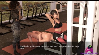 Slave U E37 - I Lick Mei’s Pussy and she Facesits me at the gym