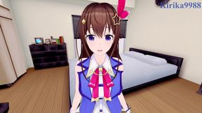 Tokino Sora and I pleasure each other in our bedroom - Hololive VTuber Perspective Hentai