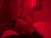 Cumming in my paw pad thigh highs