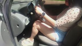 The car isn't cranking… but Yury won't give up on her drive