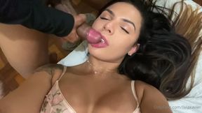 onlyfans - livia xavier @liviaxavier tranny getting oral creampie