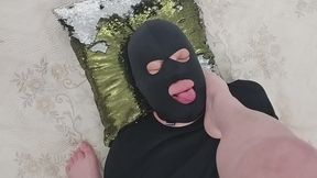 Licking feet and eating out Ms Naughtywellie's new Hunter boots