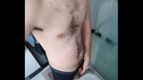 Hairy Top Pisses On Submissive Guy In Amateur Fetish Peeing Scene