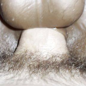 POV micro cock in balls deep