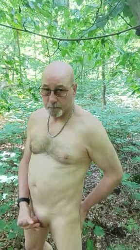Mastubation im Wald