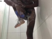 Black twink in the shower. Full on onlyfans anomtoprio