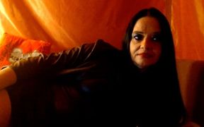 Smokong and Blowjob in Leder