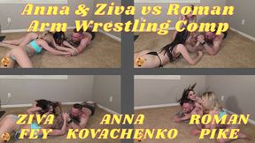 Anna Ziva vs Roman Arm Wrestling 1080p
