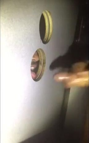 Big Black Cock Gloryhole Blowjob