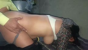 Painful Anal Try- Indian Wife Savita Try First Time Anal in Sexy Saree to Make Her Husband Happy.