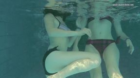 ”Libuse thinks Nastya is horny & sexy in the pool”