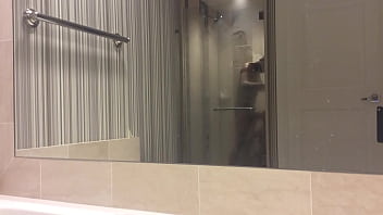 Hotel Shower head interracial asian teen black head nice bj blowjob handjob