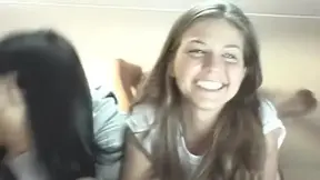 Petite Brunette Babe Teasing Solo