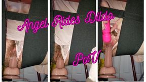 Christmas Angel Rides you - Pussy PoV