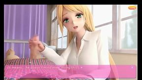 3D blonde big tits POV sex breast expansion with sound added pt 2