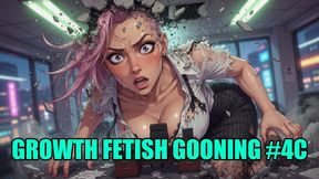 Growth Fetish Gooning #4C: Hyper-Growth Goddess Swells and Overwhelms Your Senses (Animated, Music)