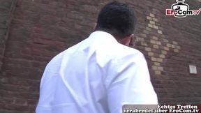 Hot Milf Persuaded for Outdoor Sex in Public Street Encounter
