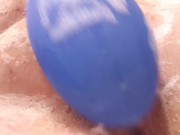 Ftm brushes pussy clean