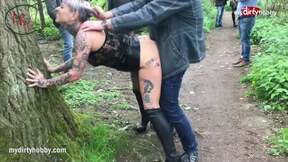 ”MyDirtyHobby - Mature German publicly creampied by random guy”