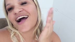 Sucking My Silicone Cock