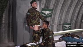 ”Cadet Giorgio Angelo got drilled & bred by Sergeant Faisul Bittar”