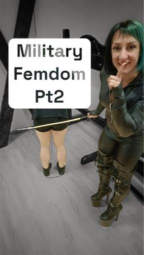 Military Femdom pt2: Jump Rope Training (ITA)