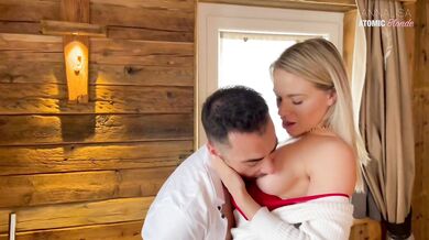 Christmas Gift: A Huge Cock in My Pussy While My Husband Films