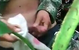 Soldier Beats Off Outdoors - Amateur Latin Military Handjob