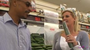 A Slutty Blonde Is Really Good at Deepthroating and Hardcore Fucking a Big Black Cock.