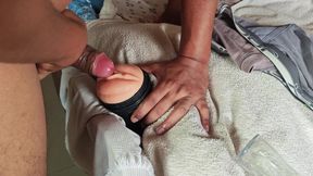 Boy Fucked the Sex Toy Extreme Way Put Whole Dick Inside