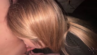 BITCH IN STOCKINGS GOT CUM ON FACE TWICE