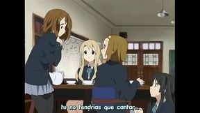 Moe Anime Girls from K-On! Get Intimate in Spanish Subbed Fun