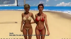 Where The Heart Is Lesbian Kiss On The Beach Ep 99