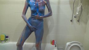 Avatar Milf Fucks Herself to Squirting Orgasm and Gives Handjob