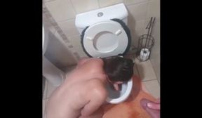 nasty toilet whore pissing compilation