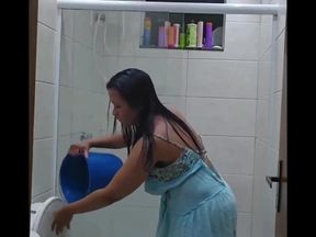 Dad Made Me Clean the Bathroom While Watch