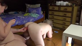 Mature Bbw Girlfriends Lesbians With Hairy Pussies With A Stranger On Webcam