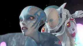 Alien Temptress Takes Him Deep Under Alien Stars in Steamy Encounter