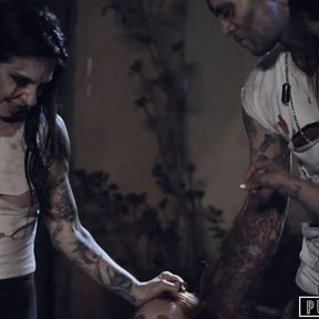 PURE TABOO Zombies Katrina Jade &amp; Joanna Angel Show No MERCY