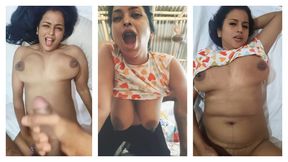 S-285. Bhabhi fuck her ass and dropping cock water on boobs