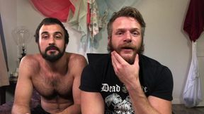 Bearded Hunks Mason Lear & Brian Bonds Play During Quarantine