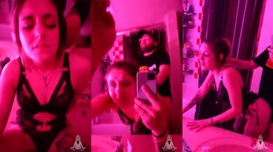 Goth Mommy POV Mirror Fuck With Pretty Face Egirl Selfie