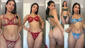 TRY-ON HAUL: Trying on all my new lingerie