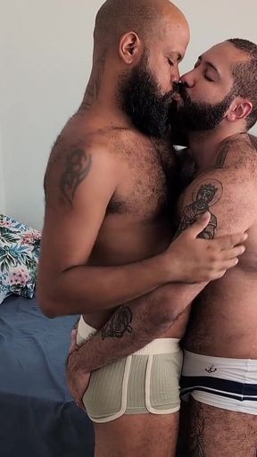 Insane Hookup Between Furry Bears: Sucking, Tongue Kisses and Lots of Asshole Sucking