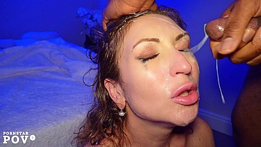 Innocent MILF Julia North anally fucked and Pissed on by BBC, 4K, ATP, ATM, Rimming, PISS, PISS IN ASS