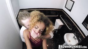 ”Tiny black Xianna Hill cheats on Boyfriend in coffee shop toilette”