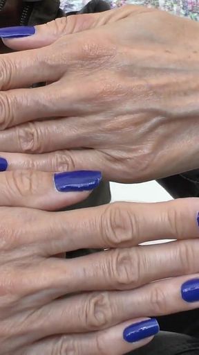 My Blue Fingernails Make You Weak, JOI Ruined Orgasm, Lady Victoria Valente