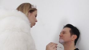 Tall Findom Train Her Slave!