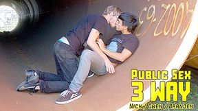 Public Sex 3 Way